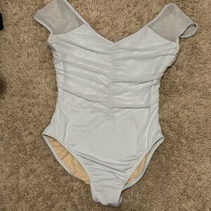 Bloch Flavia Ruched Leotard - Sky Blue